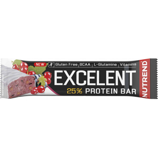 Nutrend EXCELENT 85 G ČERNÝ RYBÍZ Proteinová tyčinka, , velikost