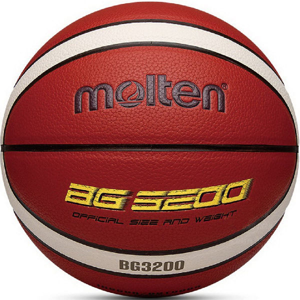 Molten BG 3200 Basketbalový Míč, Hnědá, Veľkosť 6