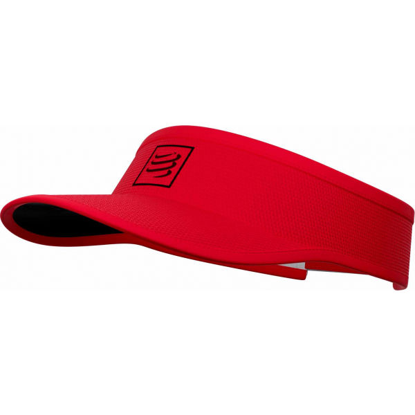 Compressport VISOR Běžecký kšilt, červená, velikost