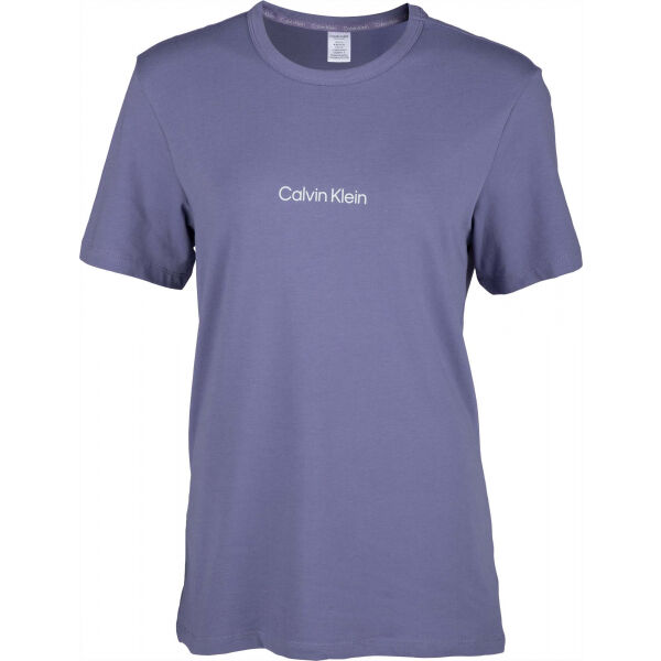 Calvin Klein S/S CREW NECK Dámské Tričko, Modrá, Veľkosť S