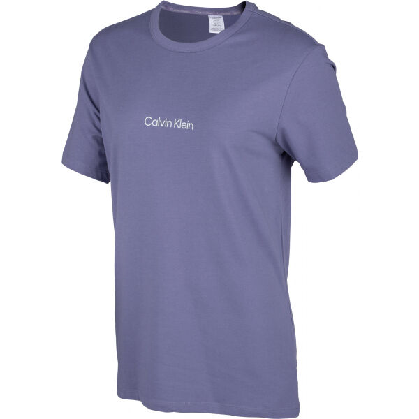 Calvin Klein S/S CREW NECK Dámské Tričko, Modrá, Veľkosť S