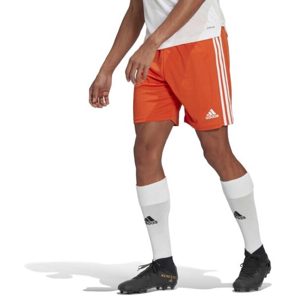 Adidas SQUADRA 21 SHORTS Pánské Fotbalové šortky, Oranžová, Veľkosť M