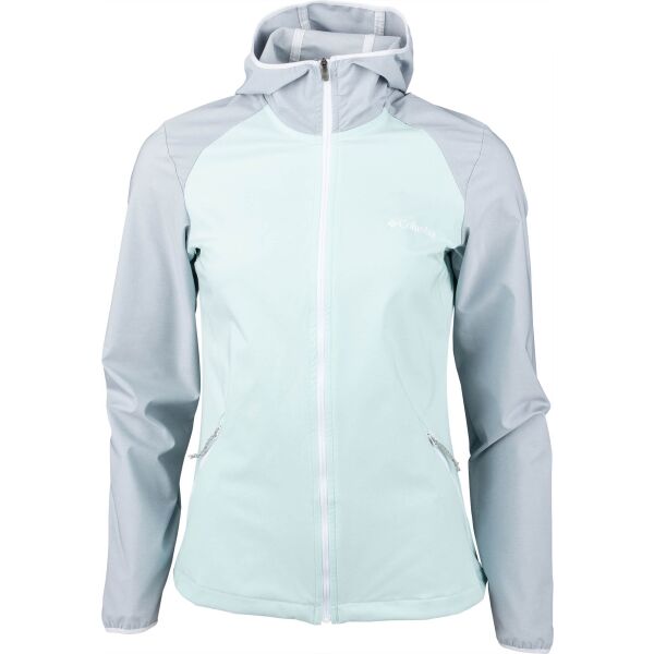 E-shop Columbia HEATHER CANYON HOODDED JACKET Dámská softshelová bunda, světle zelená, velikost