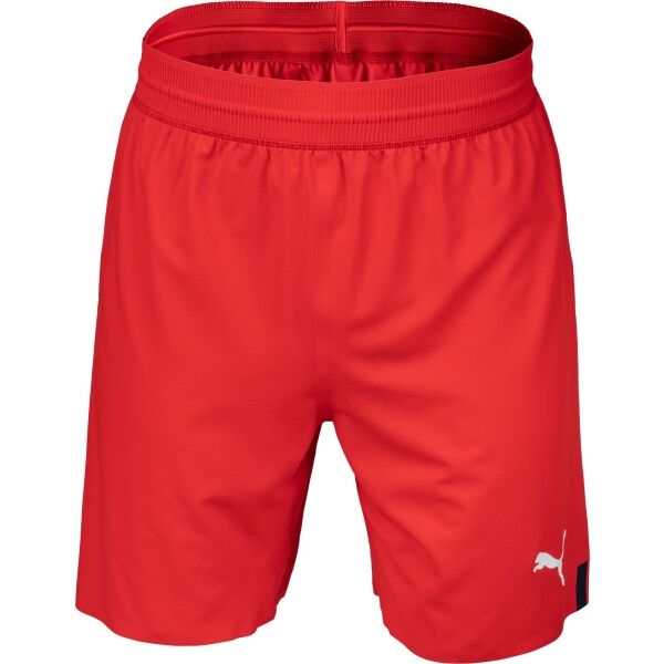 Puma SKS SHORTS PROMO Pánské Fotbalové šortky, červená, Veľkosť XL