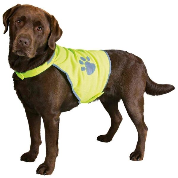 TRIXIE REFLECTIVE DOG VEST S Bezpečnostní Vesta Pro Psy, žlutá, Veľkosť UNI