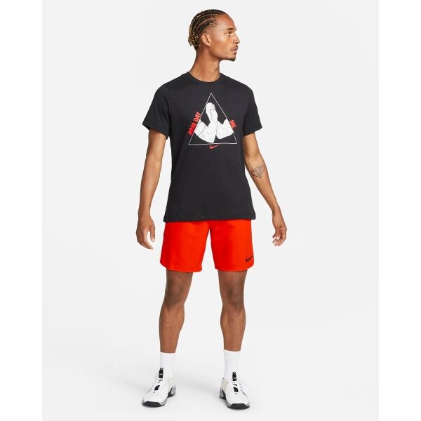 Nike DRI-FIT HUMOR Pánské Tréninkové Tričko, černá, Veľkosť M