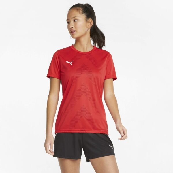 Puma TEAMGLORY JERSEY Dámské Fotbalové Triko, červená, Veľkosť XL