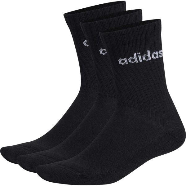 Adidas CREW 3PP Ponožky, černá, Veľkosť S