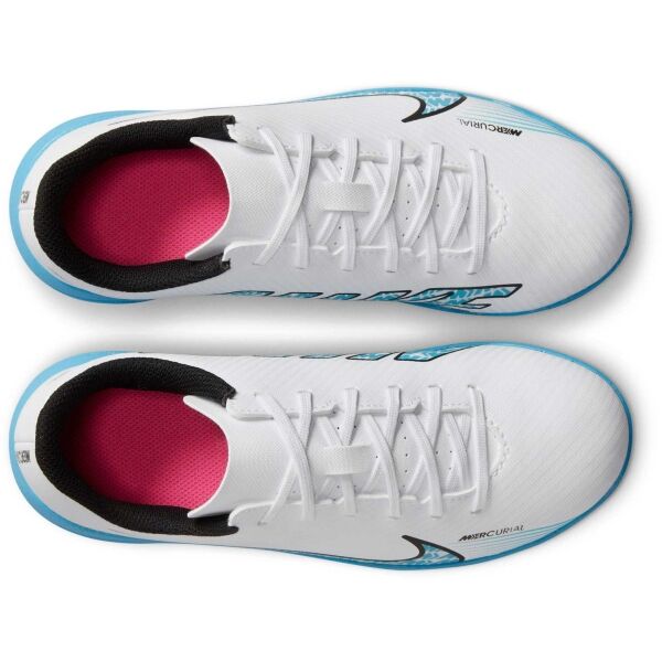 Nike MERCURIAL VAPOR 15 CLUB Dětské Turfy, Bílá, Veľkosť 33.5