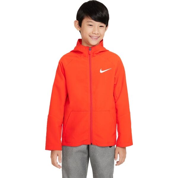 Nike DRI-FIT Chlapecká Přechodová Bunda, Oranžová, Veľkosť S