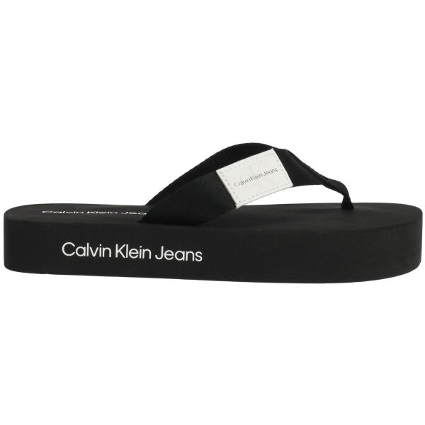 Calvin Klein FLATFORM FLIPFLOP Dámské žabky, černá, Veľkosť 38