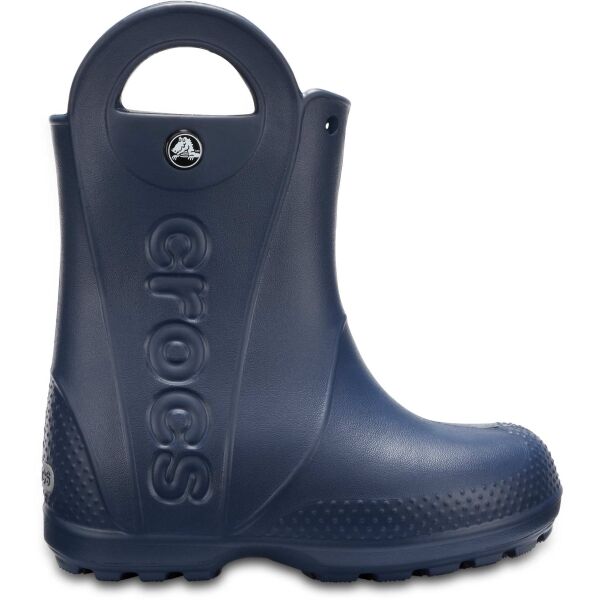 E-shop Crocs HANDLE IT RAIN BOOT KIDS Dětské holínky, tmavě modrá, velikost 27/28