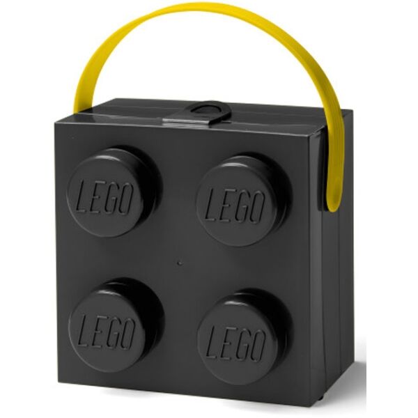 LEGO Storage HANDLE BOX Box Na Svačinu, černá, Veľkosť UNI