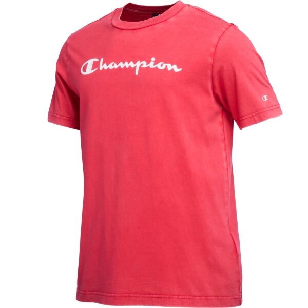 Champion OLD SCHOOL CREWNECK T-SHIRT Pánské Tričko, červená, Veľkosť M