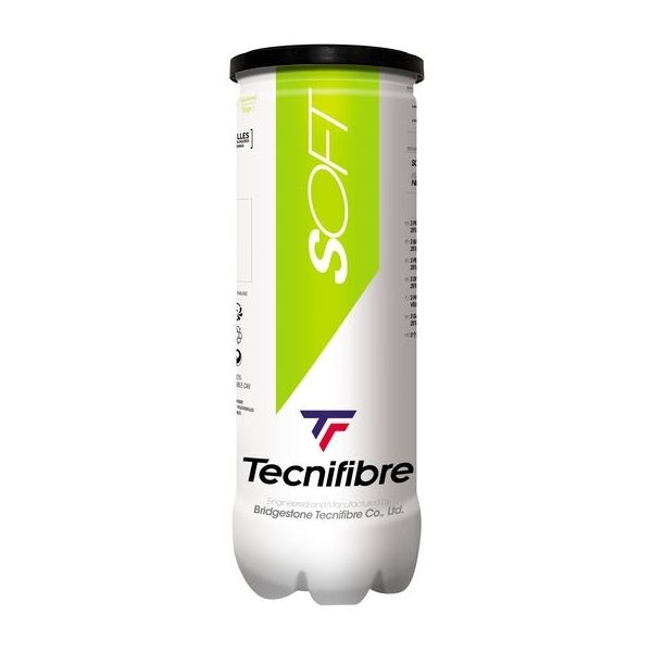 TECNIFIBRE SOFT Dětské tenisové míčky, zelená, velikost