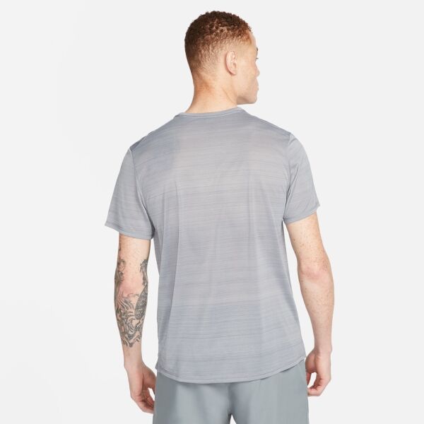 Nike DRI-FIT MILER Pánské Tričko, šedá, Veľkosť XXL