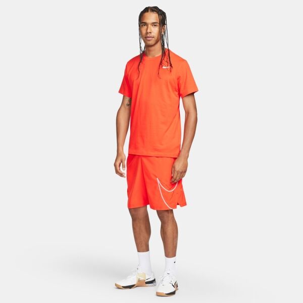 Nike DRI-FIT Pánské Tréninkové Tričko, Oranžová, Veľkosť L