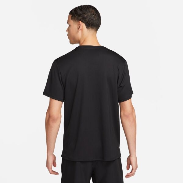 Nike DRI-FIT MILER Pánské Tréninkové Tričko, černá, Veľkosť L