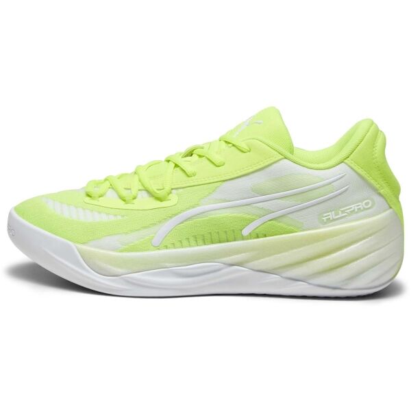 Puma ALL-PRO NITRO Pánská Basketbalová Obuv, Reflexní Neon, Veľkosť 44