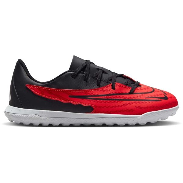 Nike PHANTOM GX CLUB Dětské Turfy, červená, Veľkosť 35.5