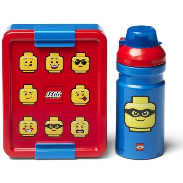 LEGO Storage ICONIC CLASSIC Svačinový Set, červená, Veľkosť UNI