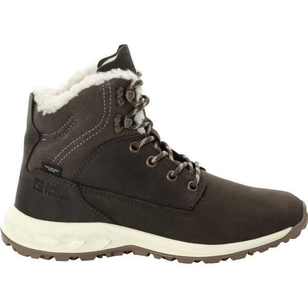 Jack Wolfskin QUEENSTOWN CITY TEXAPORE MID W Dámská zimní obuv, hnědá, velikost