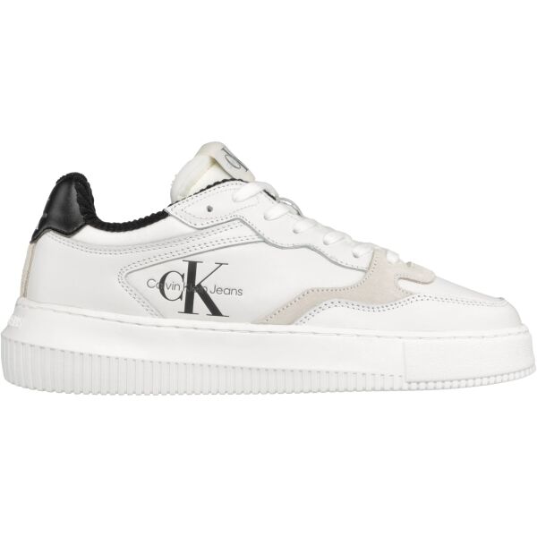 Calvin Klein CHUNKY CUPSOLE COUI LTH Dámská volnočasová obuv, bílá, velikost