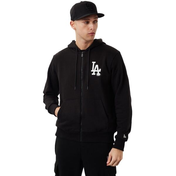 New Era MLB ESSENTIALS FZ HOODY LOSDOD Pánská mikina, černá, velikost