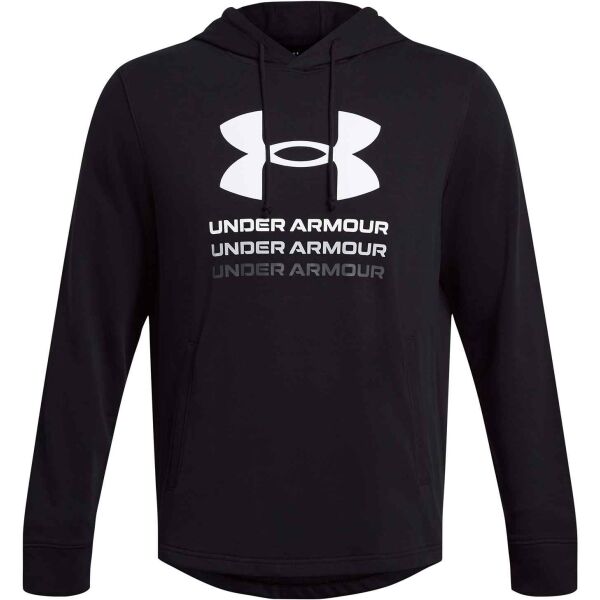 Under Armour RIVAL Pánská mikina, černá, velikost