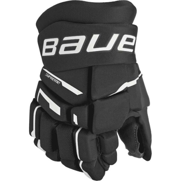 Bauer SUPREME M3 GLOVE-INT Juniorské hokejové rukavice, černá, velikost