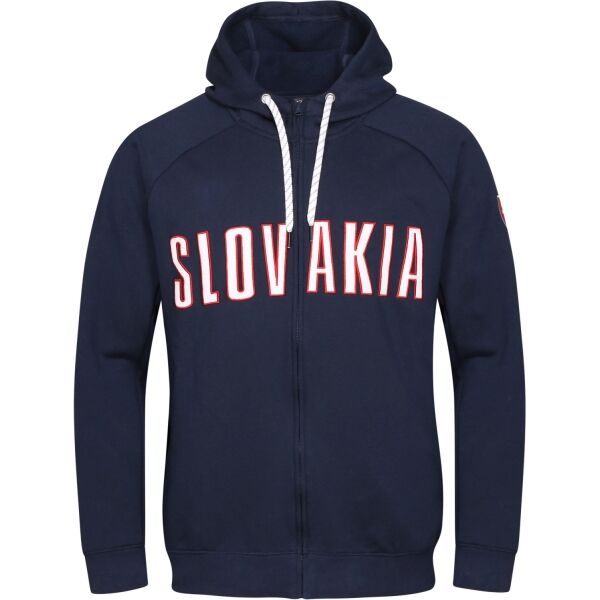 PROGRESS HC SK HOODY ZIP Pánská mikina pro fanoušky, tmavě modrá, velikost