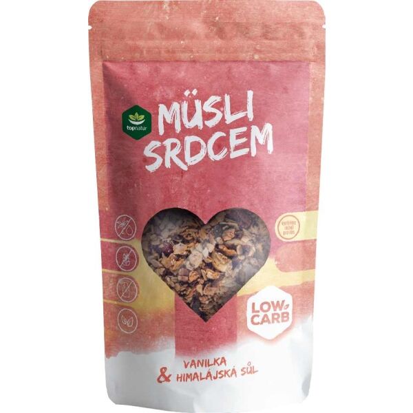 TOPNATUR MÜSLI SRDCEM 250 G VANILKA - HIMALÁJSKÁ SŮL Müsli, , velikost