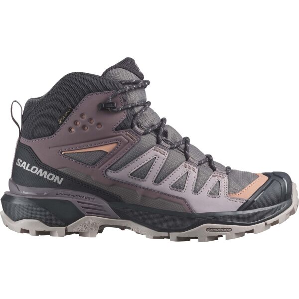 Salomon X ULTRA 360 MID GTX W Dámská treková obuv, fialová, velikost 38 2/3