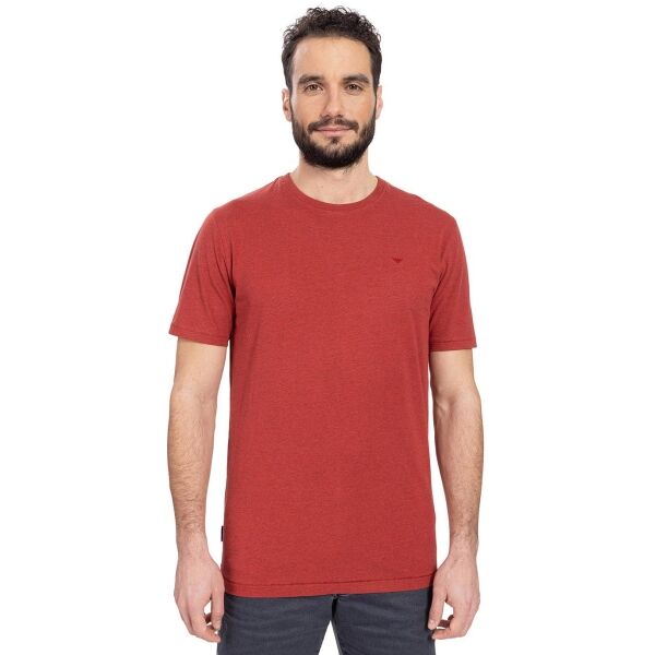 BUSHMAN LIAM Pánské triko, červená, velikost