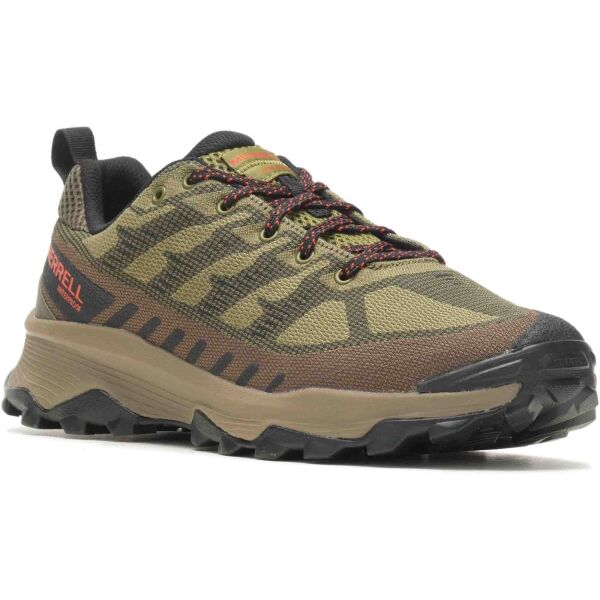 Merrell SPEED ECO WP Pánské outdoorové boty, khaki, velikost 45