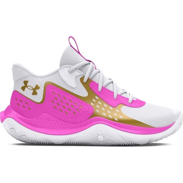 Under Armour JET23 Pánská basketbalová obuv, bílá, velikost 41