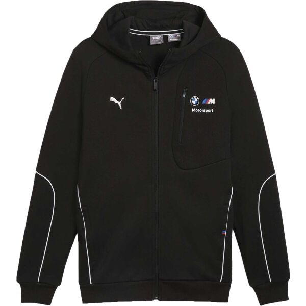 Puma BMW M MOTORSPORT HOODED SWEAT Pánská mikina, černá, velikost