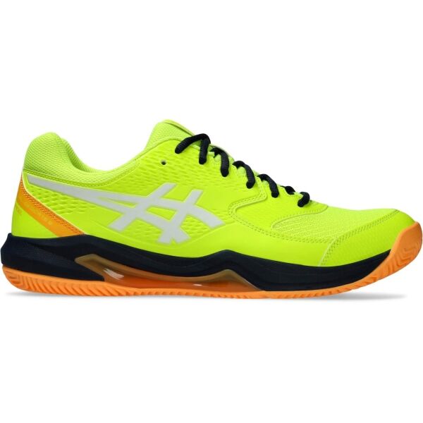 ASICS GEL-DEDICATE 8 PADEL Pánská tenisová obuv, reflexní neon, velikost 43.5