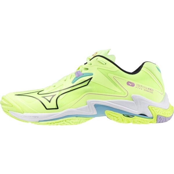 Mizuno WAVE LIGHTING Z8 W Dámská volejbalová obuv, reflexní neon, velikost 37