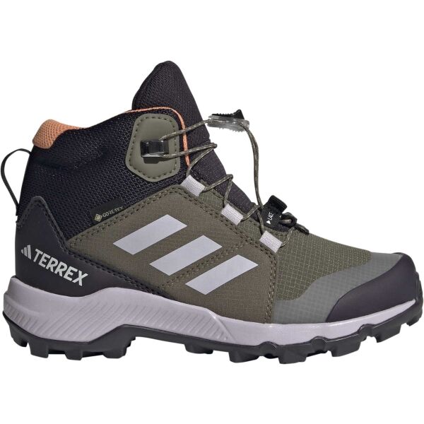 adidas TERREX MID GTX K Dětské outdoorové boty, khaki, velikost