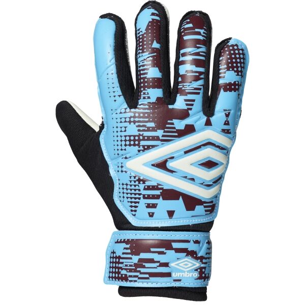 Umbro FORMATION GLOVE - JNR Dětské brankářské rukavice, světle modrá, velikost