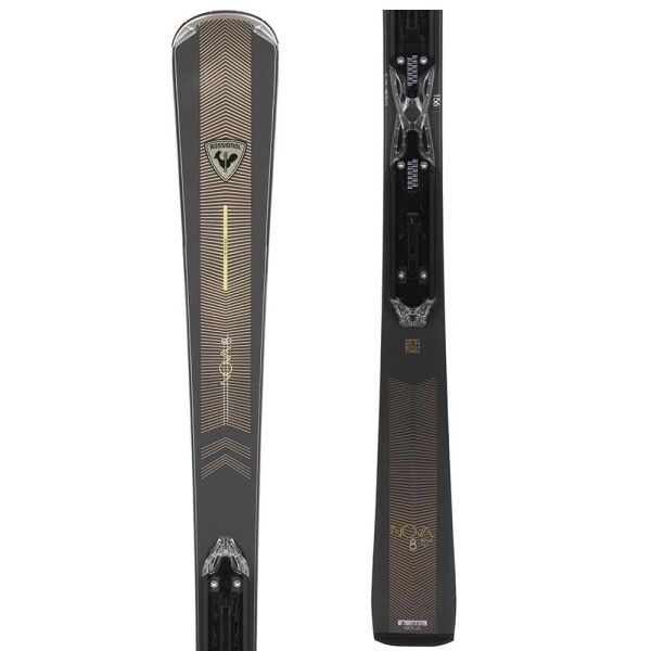 Rossignol NOVA 8 XPRESS + XPRESS W 11 GW Dámské sjezdové lyže, černá, velikost