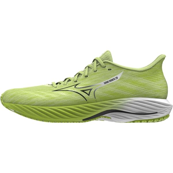 Mizuno WAVE RIDER 27 Pánská běžecká obuv, světle zelená, velikost 42