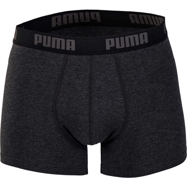 Puma BASIC BOXER 2P Pánské boxerky, černá, velikost