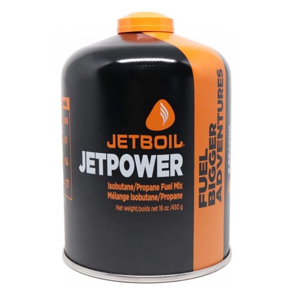 Jetboil JETPOWER FUEL - 450GM Plynová kartuše, oranžová, velikost